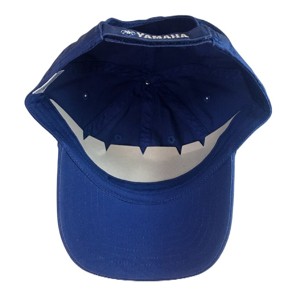 Yamaha Motorsports Logo Baseball Ball Cap Hat Blue Adjustable Adult OSFM New - Picture 7 of 8
